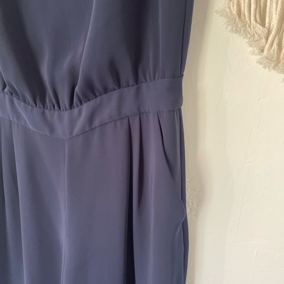 Boden Clarissa Sleeveless Wide Leg Jumpsuit Navy Blue - Picture 4 of 7